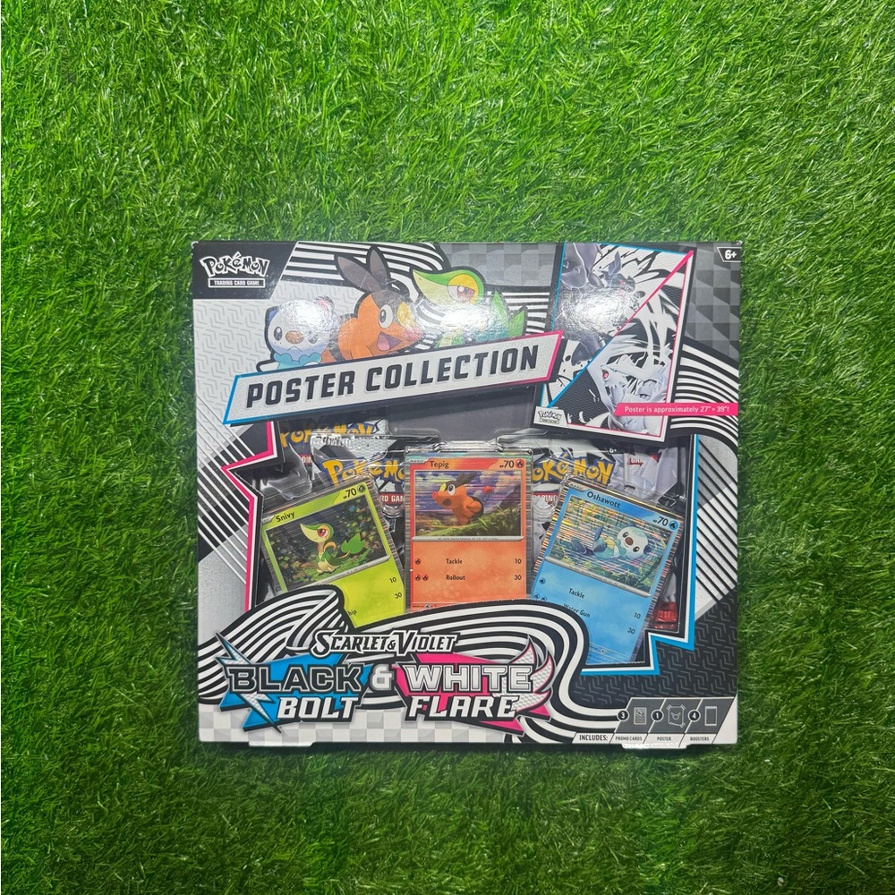2025 Pokemon Scarlet & Violet ‘Black Bolt & White Flare Poster Collection’